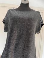 Mooi glitterbloesje top dorothy perkins L 40 bling, Maat 42/44 (L), Dorothy Perkins, Zo goed als nieuw, Zwart