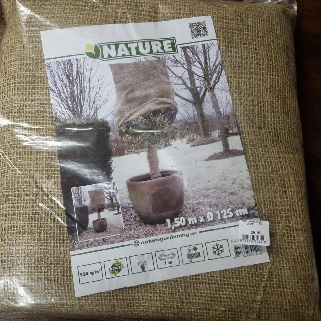 Jute afdekhoes voor planten 1.50m x 1.25m, Ophalen of Verzenden, Nieuw