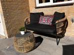 Garden Set – 2-Seater Sofa + Table – With Cushions, Overige materialen, Gebruikt, Bijzettafel, Tuinset