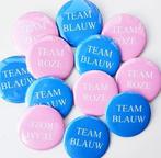 12 genderreveal buttons voor 9,95, Versiering, Nieuw, Ophalen of Verzenden, Info@sweet-one.nl