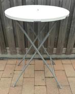Te huur: Statafels, wit (80 x 109 cm), optie: hoezen (huren), Ophalen, Zo goed als nieuw
