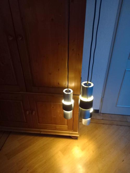 RAAK Amsterdam, set van 3 aluminium hanglampen B1198/3., Huis en Inrichting, Lampen | Hanglampen, Gebruikt, 75 cm of meer, Metaal