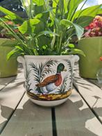 Vintage Bloempot R. Costa Wilde Eend, Tuin en Terras, Bloempotten, Rond, Ophalen of Verzenden, Zo goed als nieuw, Minder dan 25 cm