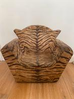 Kinder fauteuil “Ploem Cozy” tijgerprint afritsbare hoes, Ophalen of Verzenden, Zo goed als nieuw, Stoel(en)