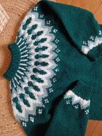 Handgemaakte wollen trui Noorse shetland unisex 44 46, Maat 42/44 (L), Ophalen of Verzenden, Zo goed als nieuw, Handgemaakt