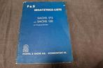 Sachs 175cc 150cc 1954 vier gang ersatzteil liste onderdelen, Motoren, Verzenden, Overige merken