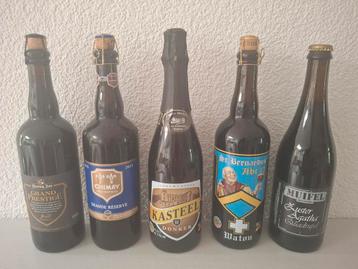 Set van 5 gerijpte speciaalbieren vanaf 2014 t/m 2017 beschikbaar voor biedingen