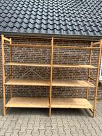 60cm diep houten stelling legbordstelling magazijnstelling, Ophalen of Verzenden, Zo goed als nieuw