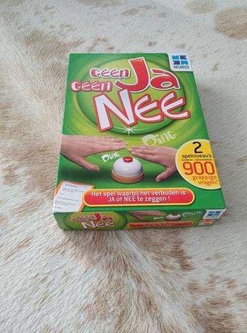 Spel "geen ja geen nee", slechts eenmaal gespeeld  beschikbaar voor biedingen