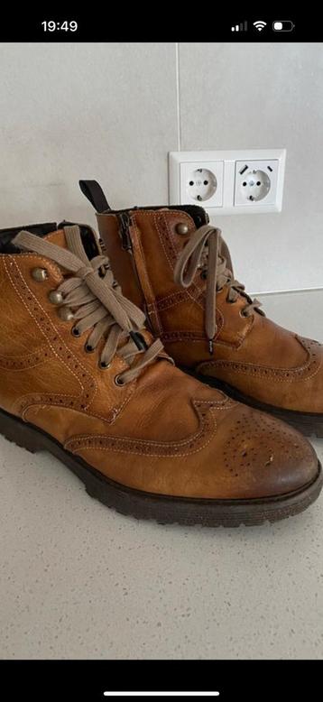 Fijne Italiaanse lederen heren schoenen mt 42 van Marnelli beschikbaar voor biedingen