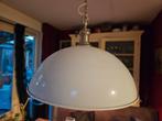 Industrie grote wit metalen design tafellamp - vast €60, Ophalen of Verzenden, Zo goed als nieuw, Metaal, Industrie strak modern