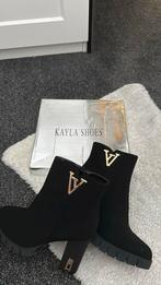 Enkellaarzen, Zwart, Lage of Enkellaarzen, Ophalen of Verzenden, Zo goed als nieuw