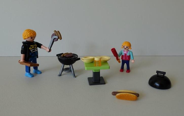 Playmobil MO 5649 barbecue BBQ achtertuin family fun, Kinderen en Baby's, Speelgoed | Playmobil, Gebruikt, Ophalen of Verzenden