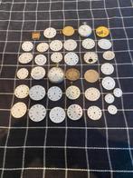 37 Antieke Emaille Zakhorloge Wijzerplaten - Collectie, Sieraden, Tassen en Uiterlijk, Horloges | Antiek, Overige merken, Overige materialen