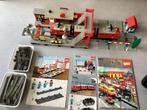 Vintage Lego Trein 12 v 7725  station 7822 jaren 80, Ophalen of Verzenden, Gebruikt, Complete set, Lego
