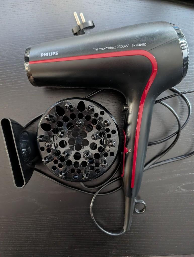 Philips ThermoProtect föhn 2300W, Ophalen of Verzenden, Zo goed als nieuw, Haarverzorging