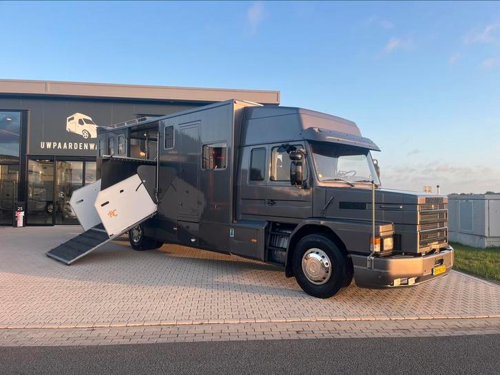 Scania Paardenvrachtwagen paardenwagen >>zeer mooi!<<, Dieren en Toebehoren, Paarden en Pony's | Trailers en Aanhangwagens, Overige typen