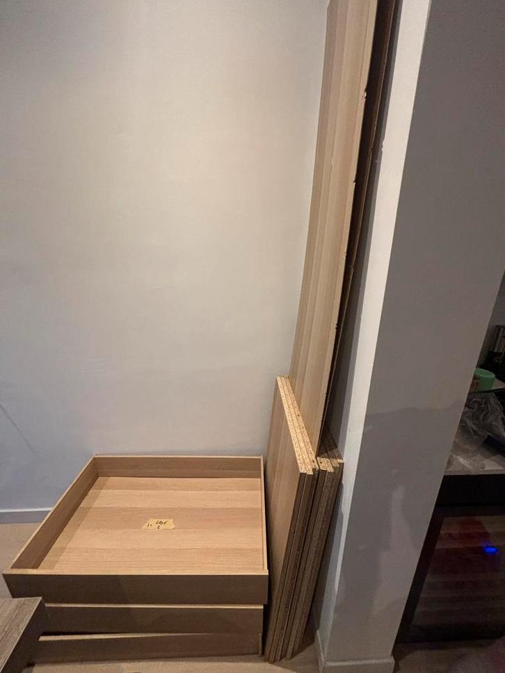 Volledige PAX kast Ikea, Huis en Inrichting, Kasten | Kledingkasten, Gebruikt, 100 tot 150 cm, 50 tot 100 cm, 25 tot 50 cm, Met lade(s)