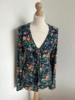 King Louie maat L blauwe bloemen top blouse 2655