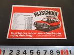 sticker Schijndel Rijschool  HURKENS 04104-3465, Ophalen, Zo goed als nieuw, Sticker