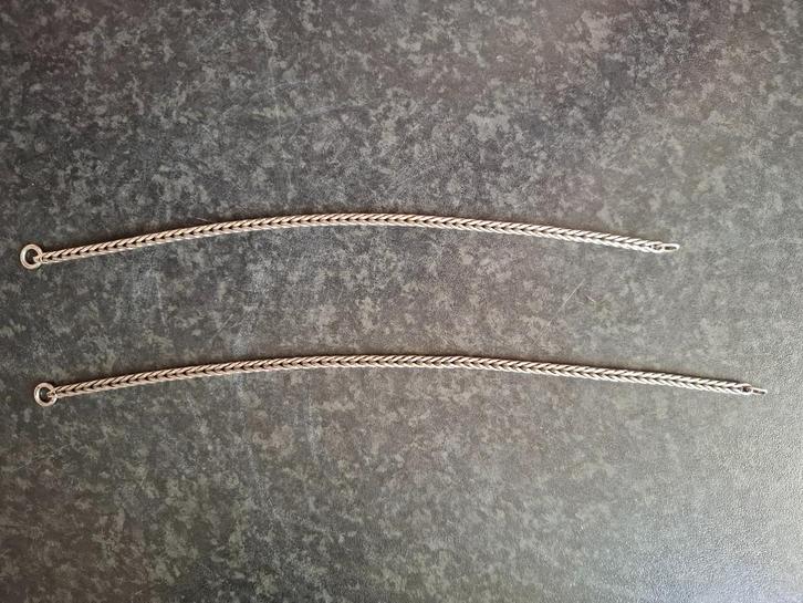 Trollbeads armband 17 cm, Sieraden, Tassen en Uiterlijk, Armbanden, Zo goed als nieuw, Zilver, Zilver, Ophalen of Verzenden
