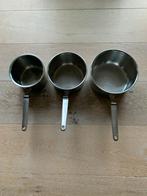 Gero-zilmeta-Dick Simonis steelpan(3) pannenset, Ophalen of Verzenden, Gebruikt, Rvs, Pannenset