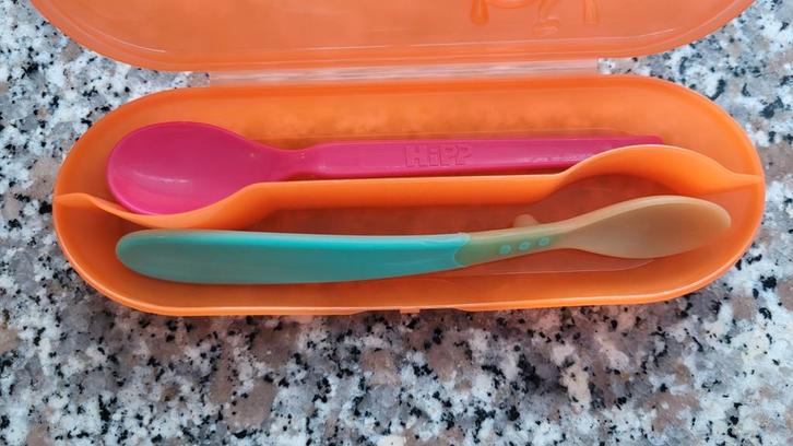 2 Babylepeltjes incl bewaardoosje van Hipp, Huis en Inrichting, Keuken | Keukenbenodigdheden, Gebruikt, Ophalen of Verzenden