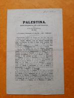 oud plattegrondje Palestina 1925 (Sterkenburg, Rotterdam), Boeken, Atlassen en Landkaarten, Gelezen, Overige gebieden, Ophalen of Verzenden