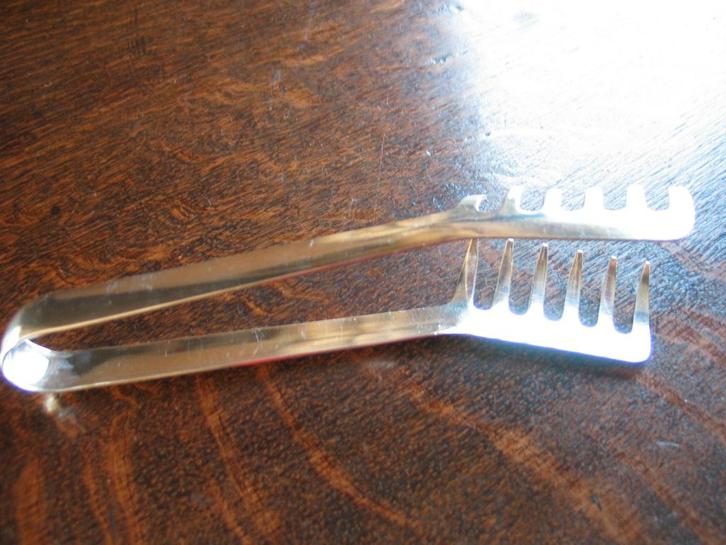 Mooie Christofle - Lino Sabattini Verzilverde Spaghettitang, Antiek en Kunst, Antiek | Goud en Zilver, Zilver, Verzenden