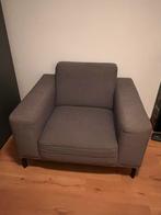Montel Fauteuil /zitstoel eenspersoons stoel stof grijs, Ophalen, 100 tot 125 cm, Zo goed als nieuw, 100 tot 125 cm
