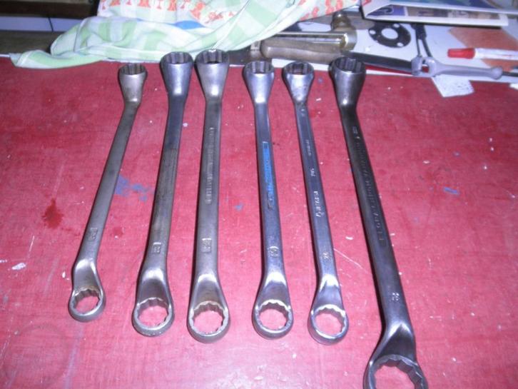 Te koop: Div. merken en maten ringsleutels, Auto diversen, Autogereedschap, Gebruikt, Ophalen of Verzenden
