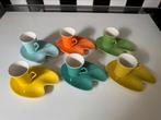 6 espresso kop en schotels paletvormig Genevieve Lethu, Ophalen of Verzenden