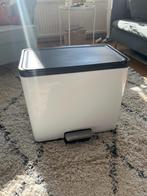 White EKO trash can 2x15L, Huis en Inrichting, Woonaccessoires | Prullenbakken, Ophalen, Overige materialen, Gebruikt, Met pedaal