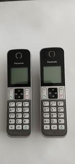 panasonic  handset, Telecommunicatie, Vaste telefoons | Handsets en Draadloos, Ophalen of Verzenden, Zo goed als nieuw, 2 handsets