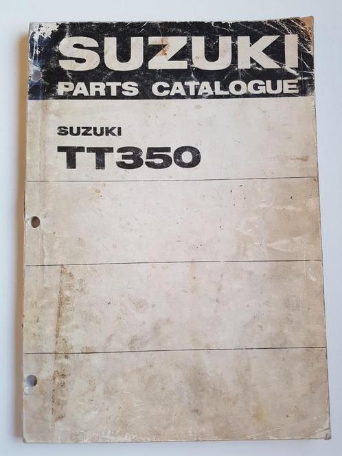 Suzuki TT350 partslist van 1971, Motoren, Handleidingen en Instructieboekjes, Suzuki, Ophalen of Verzenden