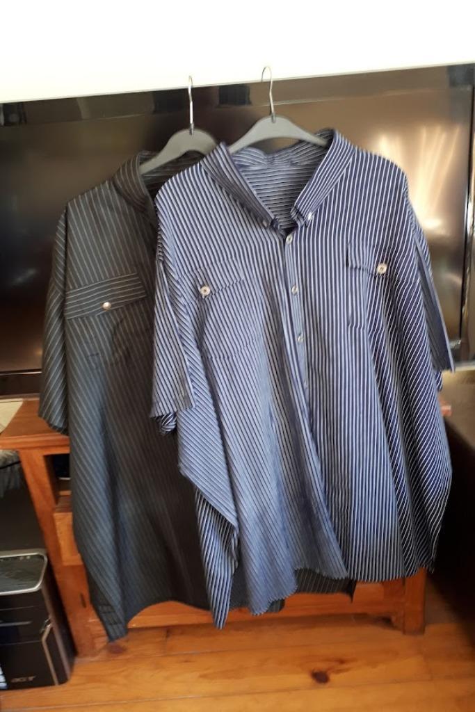 10 X XL  Heren overhemden korte mouw, Kleding | Heren, Grote Maten, Zo goed als nieuw, Overhemd, Overige kleuren, Ophalen of Verzenden