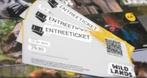 4 Entreekaarten Wildlife Emmen (geen e-tickets!), Drie personen of meer, Ticket of Toegangskaart