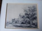 Ets reproductie Rembrandt van Rijn, Antiek en Kunst, Kunst | Etsen en Gravures, Ophalen of Verzenden