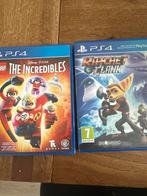 PS4 Spellen: Lego Incredibles & Ratchet & Clank, Avontuur en Actie, Gebruikt, 1 speler, Ophalen of Verzenden