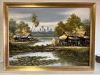 Thais schilderij handgemaakt, Antiek en Kunst, Ophalen of Verzenden