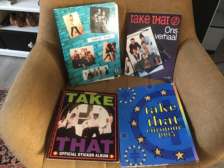 Take That Memorabilia Verzameling, Boeken, Muziek, Gelezen, Artiest, Ophalen of Verzenden