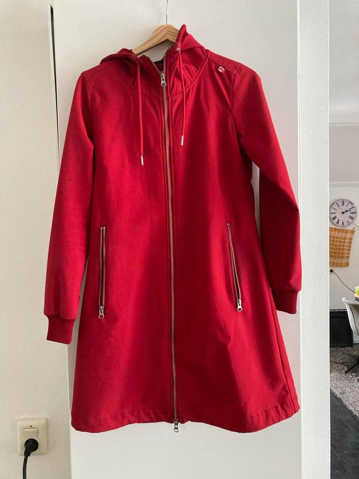 Danefae Softshelljas - Maat XS, Kleding | Dames, Jassen | Zomer, Gedragen, Maat 34 (XS) of kleiner, Rood, Ophalen of Verzenden
