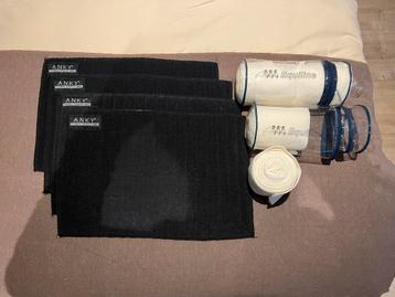 EQUILINE witte sportbandages, incl. ANKY techn. onderlappen beschikbaar voor biedingen