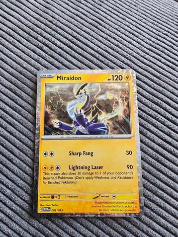 Miraidon pokemon kaart card  beschikbaar voor biedingen