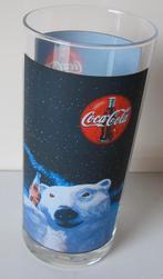 twee Coca Cola glazen met afbeelding van ijsbeer, Ophalen of Verzenden, Zo goed als nieuw, Frisdrankglas