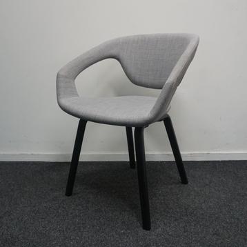 Zuiver Flexback Chair | Eetkamerstoelen | Grijs  | Zwart beschikbaar voor biedingen