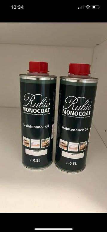 Rubio Monocoat Houten Vloer beschermer maintenance oil olie beschikbaar voor biedingen