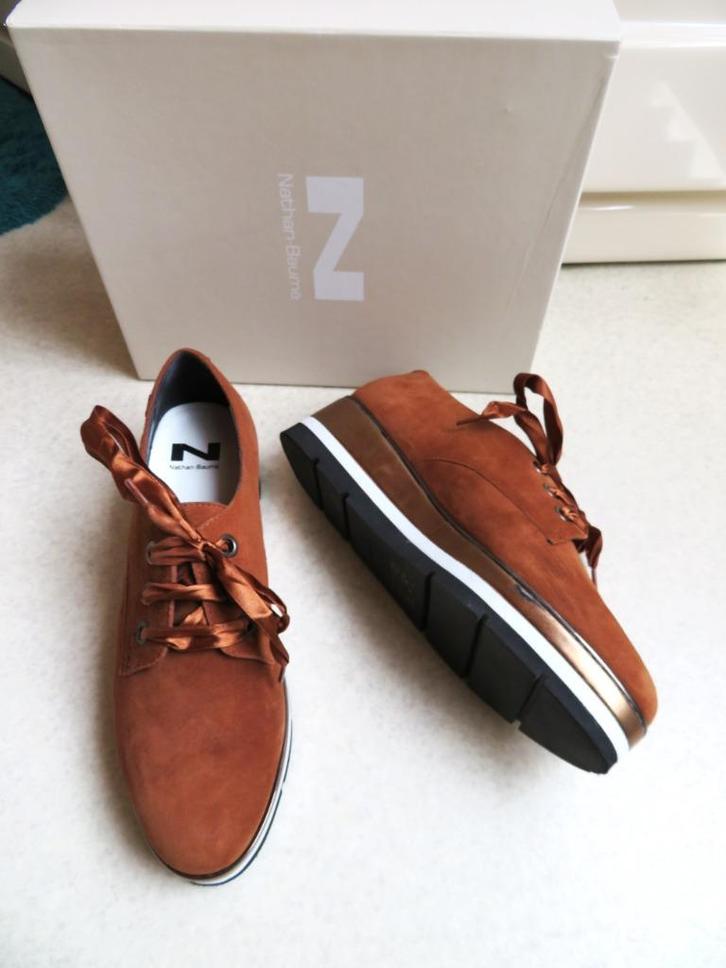 NATHAN BAUME nieuwe schoenen sneakers bruin suéde leer 40, Kleding | Dames, Schoenen, Nieuw, Sneakers of Gympen, Bruin, Ophalen of Verzenden