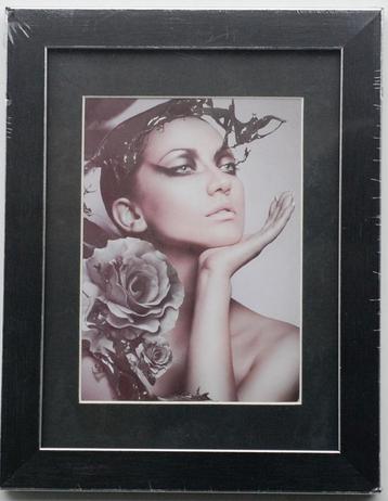 Fotolijst zwart zilver 13x18 cm beschikbaar voor biedingen