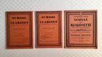 Klarinet studieboeken Robert Kietzer opus 79 (deel 1 t/m 3), Muziek en Instrumenten, Bladmuziek, Ophalen, Gebruikt, Klassiek, Les of Cursus